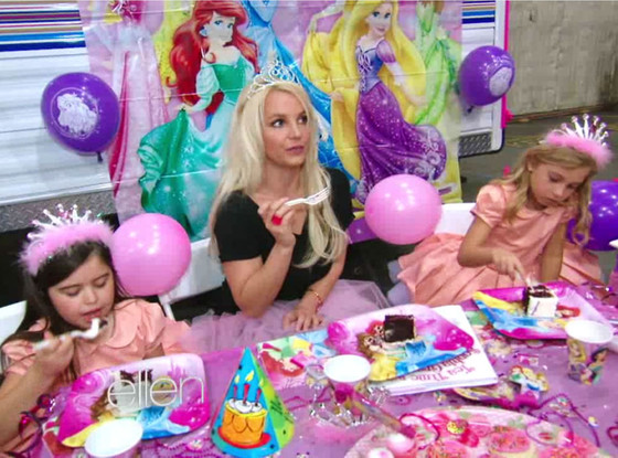 Britney Spears, Birthday, Ellen Show, Sophia Grace, Cake Britney Spears, Birthday, Ellen Show, Sophia Grace, Cake